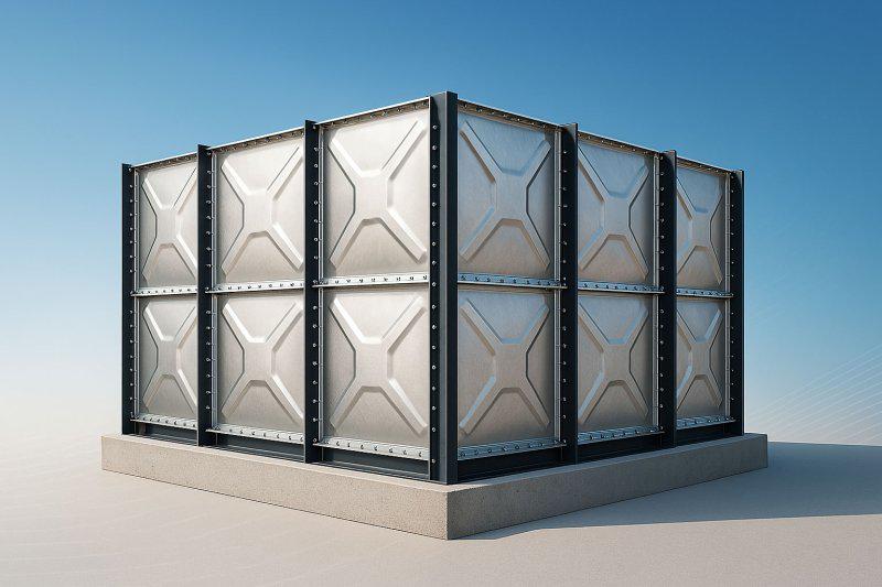 Prizmatik Galvaniz Modüler Su Depoları