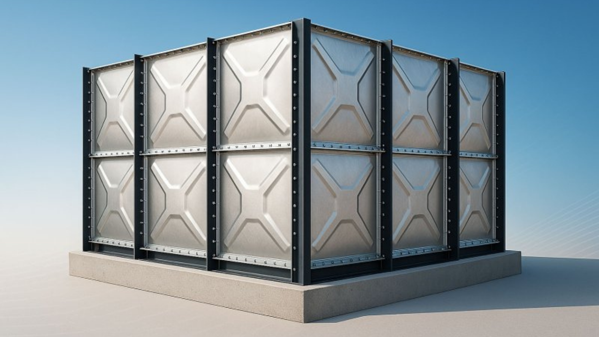 Prizmatik Paslanmaz Modüler Su Depoları